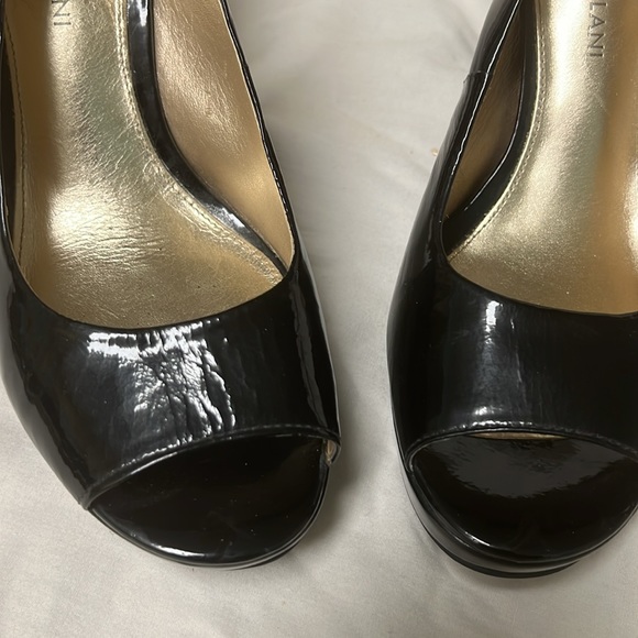 Antonio Melani, Black, SlingBack, Open Toe Heels, 8M - Picture 13 of 13